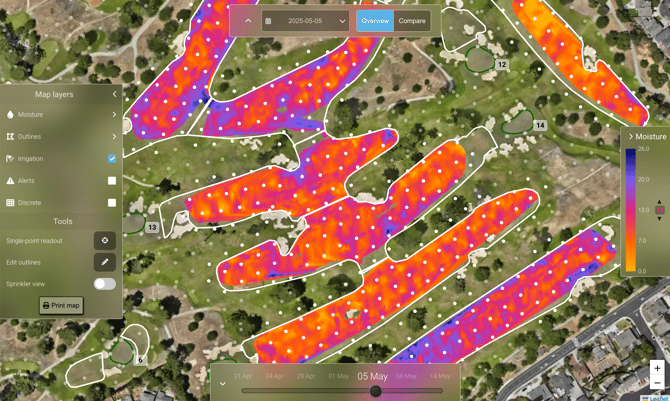Map settings panel with colorblind mode enabled.